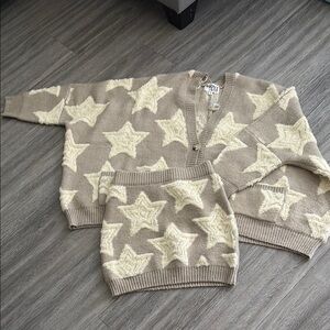 BUCKETLIST Star Pattern Mini Skirt Set